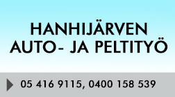 Hanhijärven auto- ja peltityö logo
